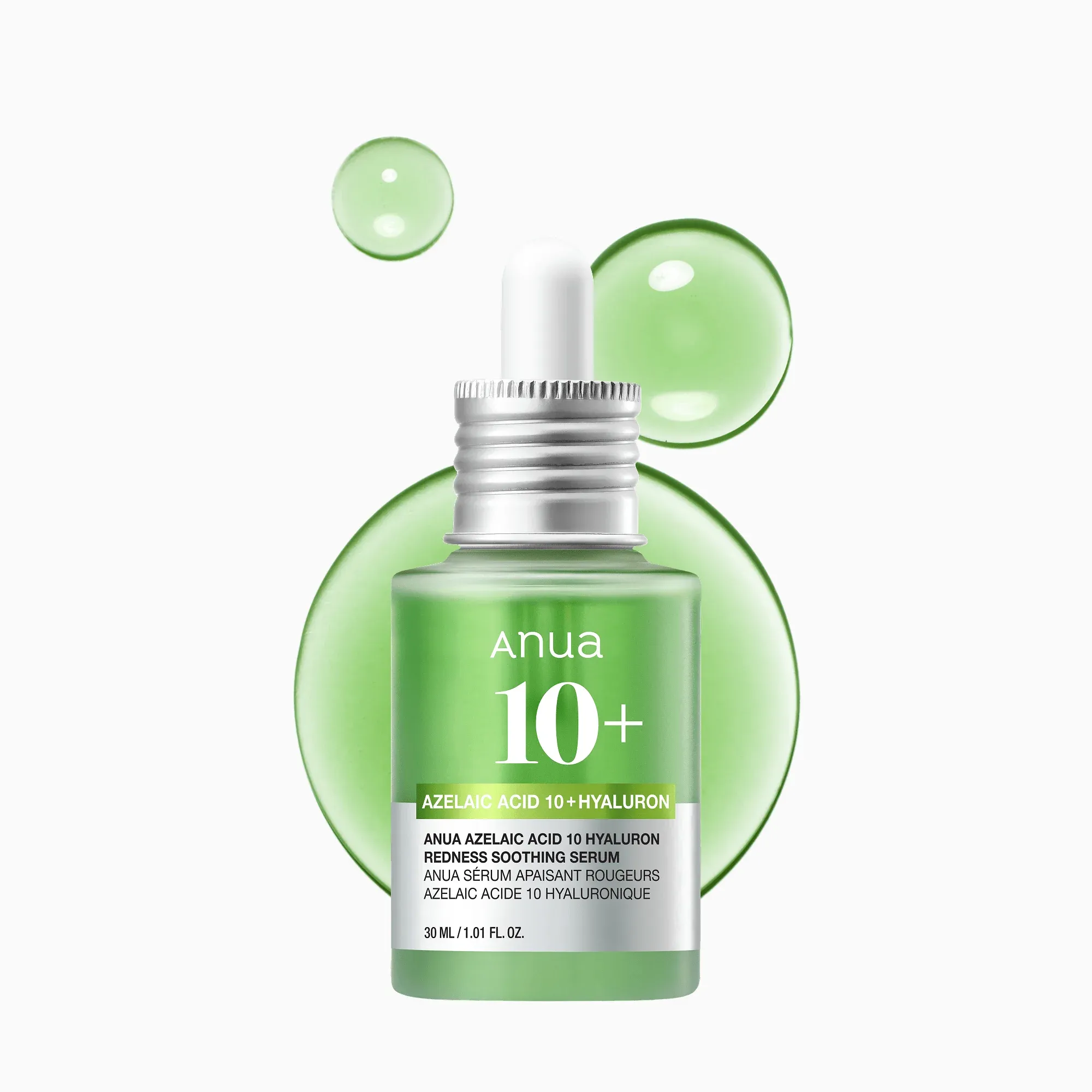 Authentic Anua Azelaic Acid 10 Hyaluron Redness Soothing Serum - 30ml