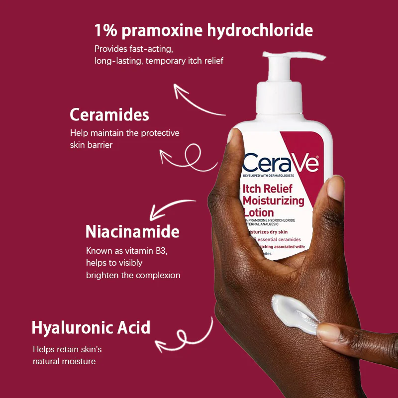CeraVe Itch Relief Moisturizing Lotion Dry Skin 237ml gallery image