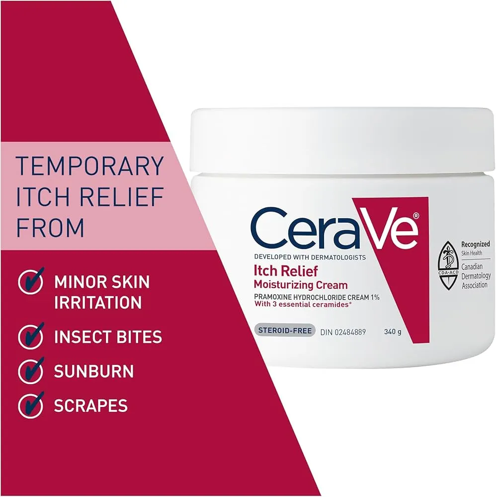 CeraVe Itch Relief Moisturizing Cream 340gm gallery image