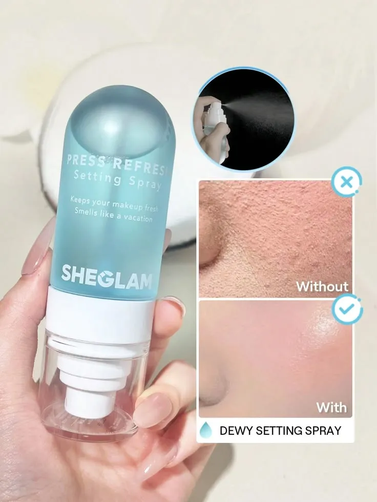 SHEGLAM Press Refresh Setting Spray Green gallery image