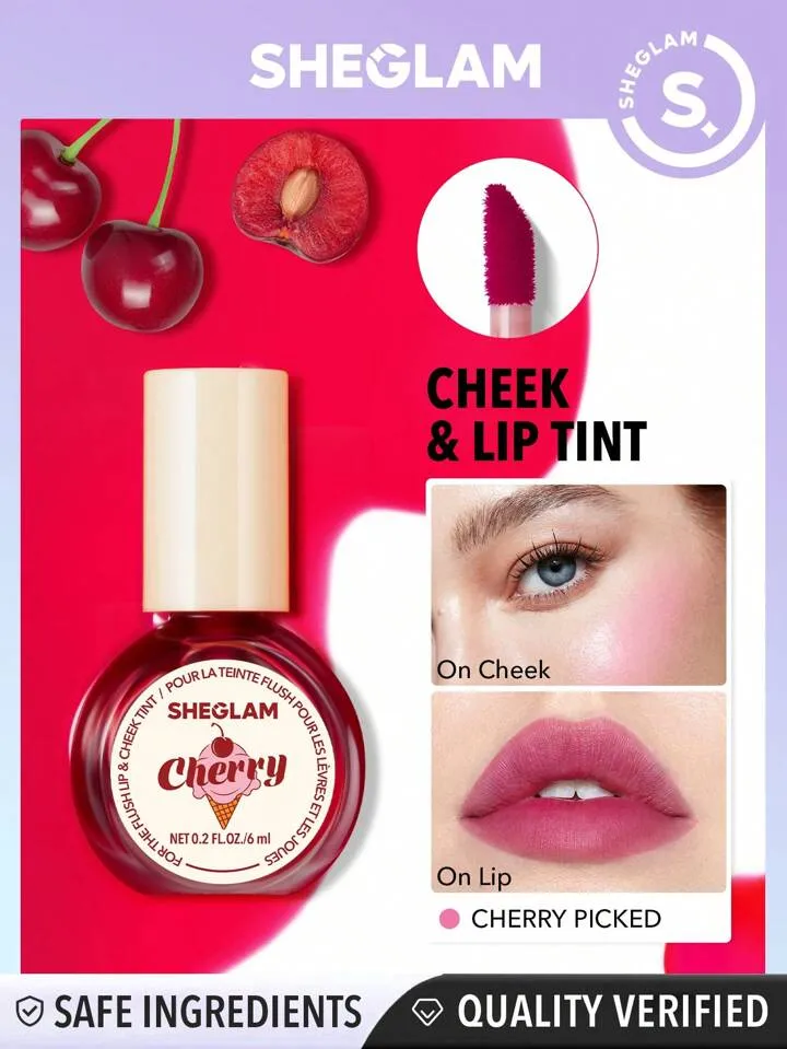 Sheglam Lip and Cheek Tint Cherry Picked gallery image