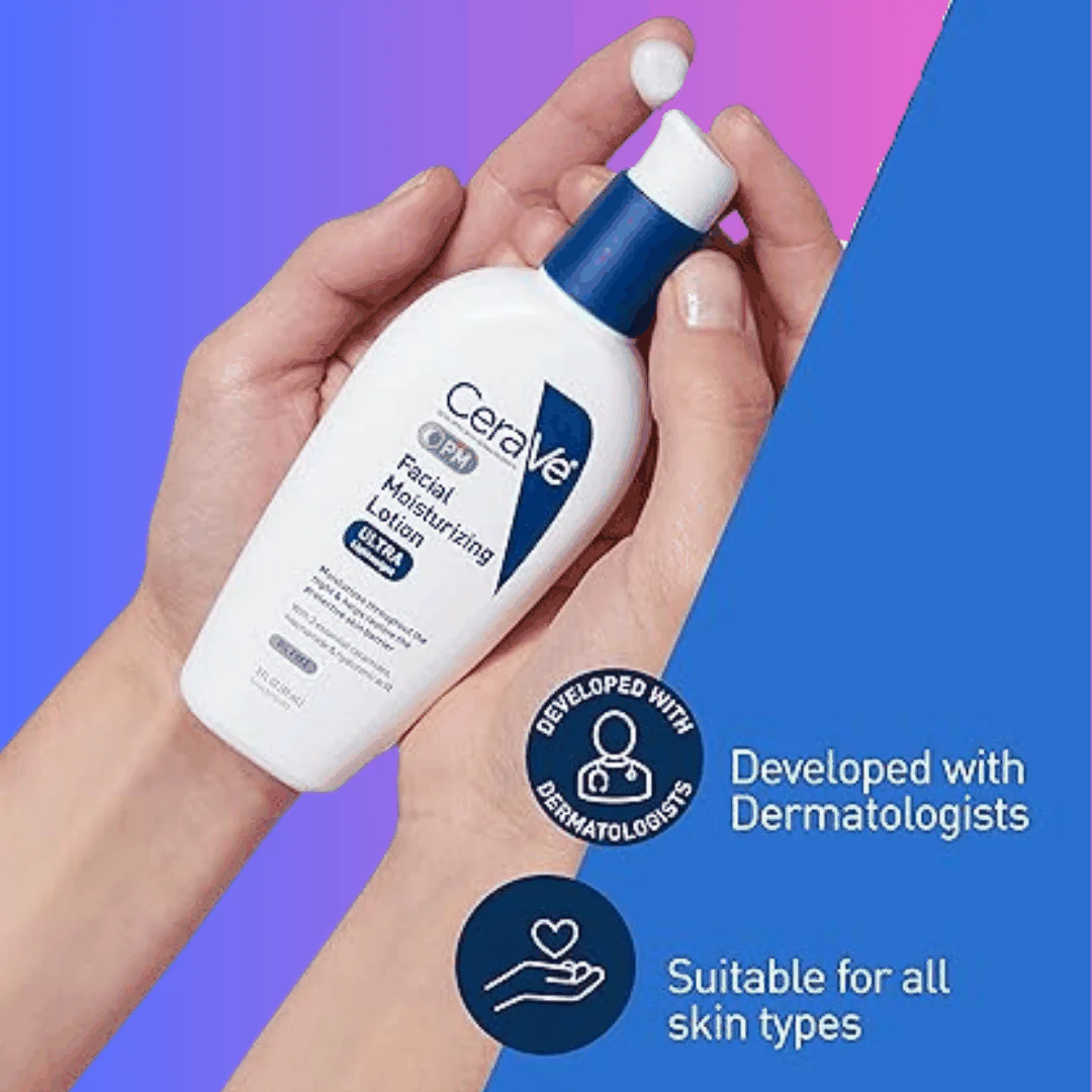 CeraVe PM Facial Moisturizing Lotion 89ml gallery image