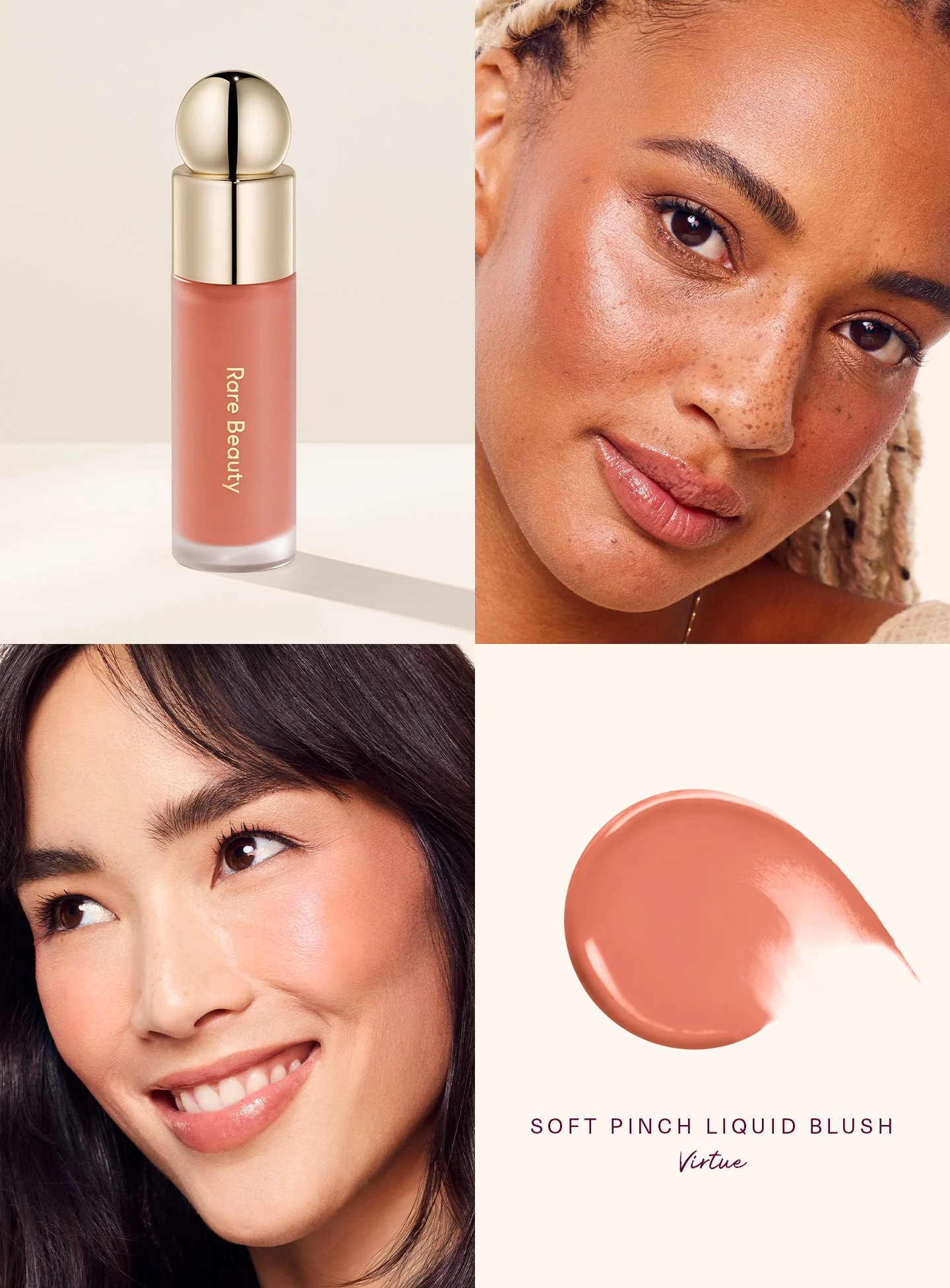 Rare Beauty Soft Pinch Liquid Blush Full Size Virtue gallery image
