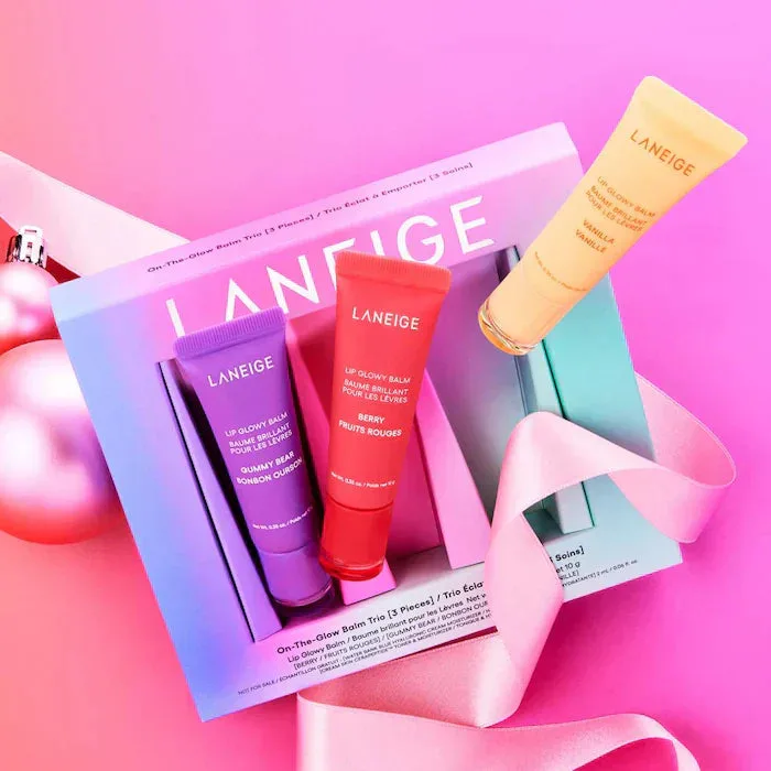 LANEIGE Lip Glowy Balm Trio Set